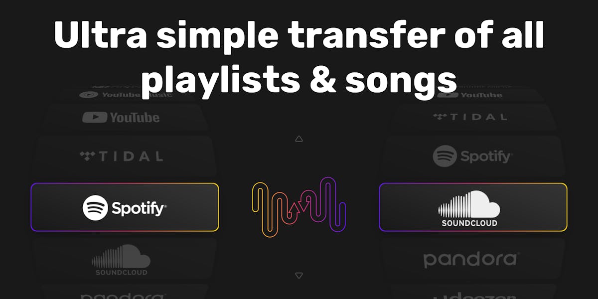 Transfer playlists from Spotify to SoundCloud